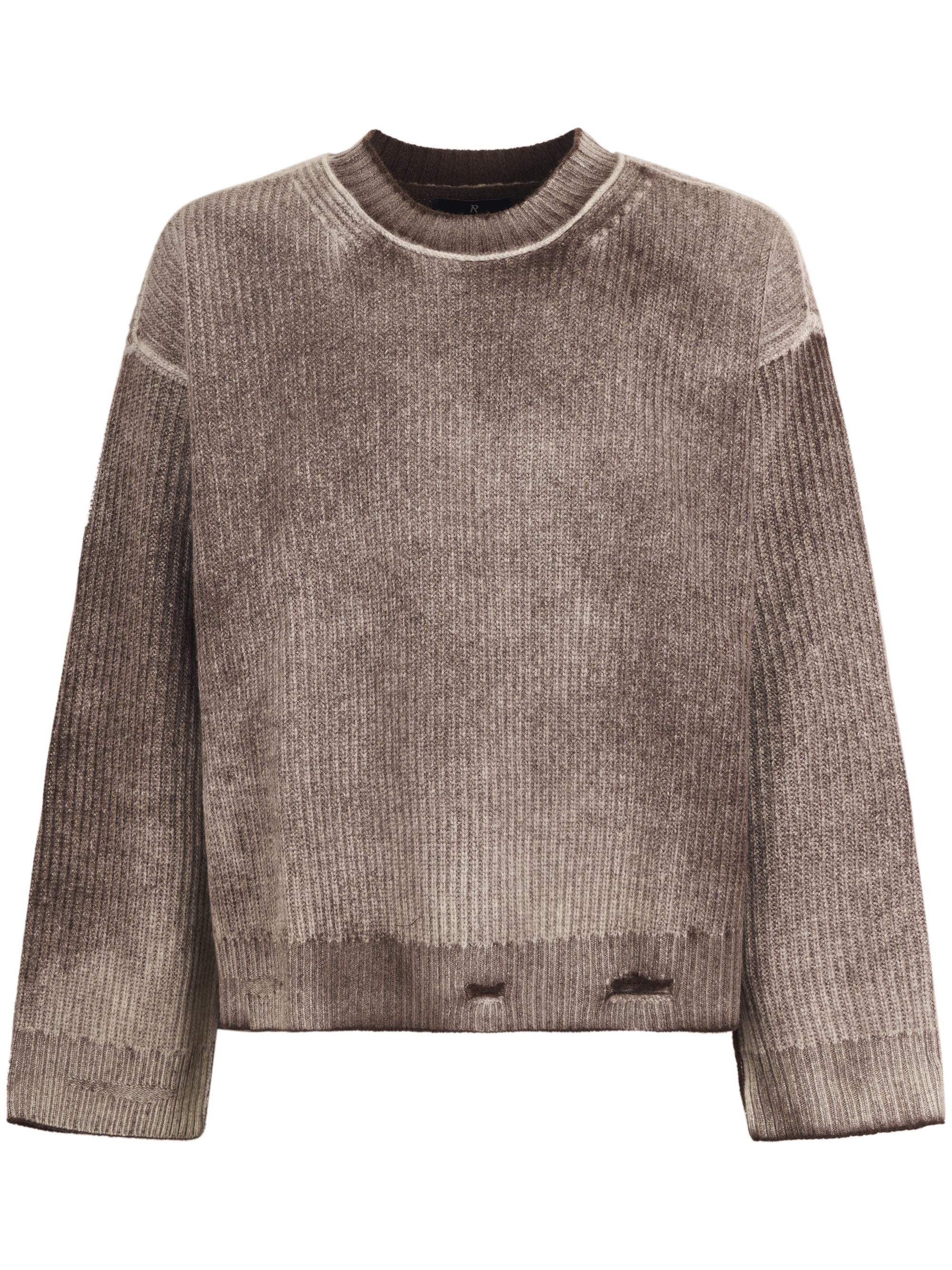 REVERSIBLE FADE OUT KNIT
