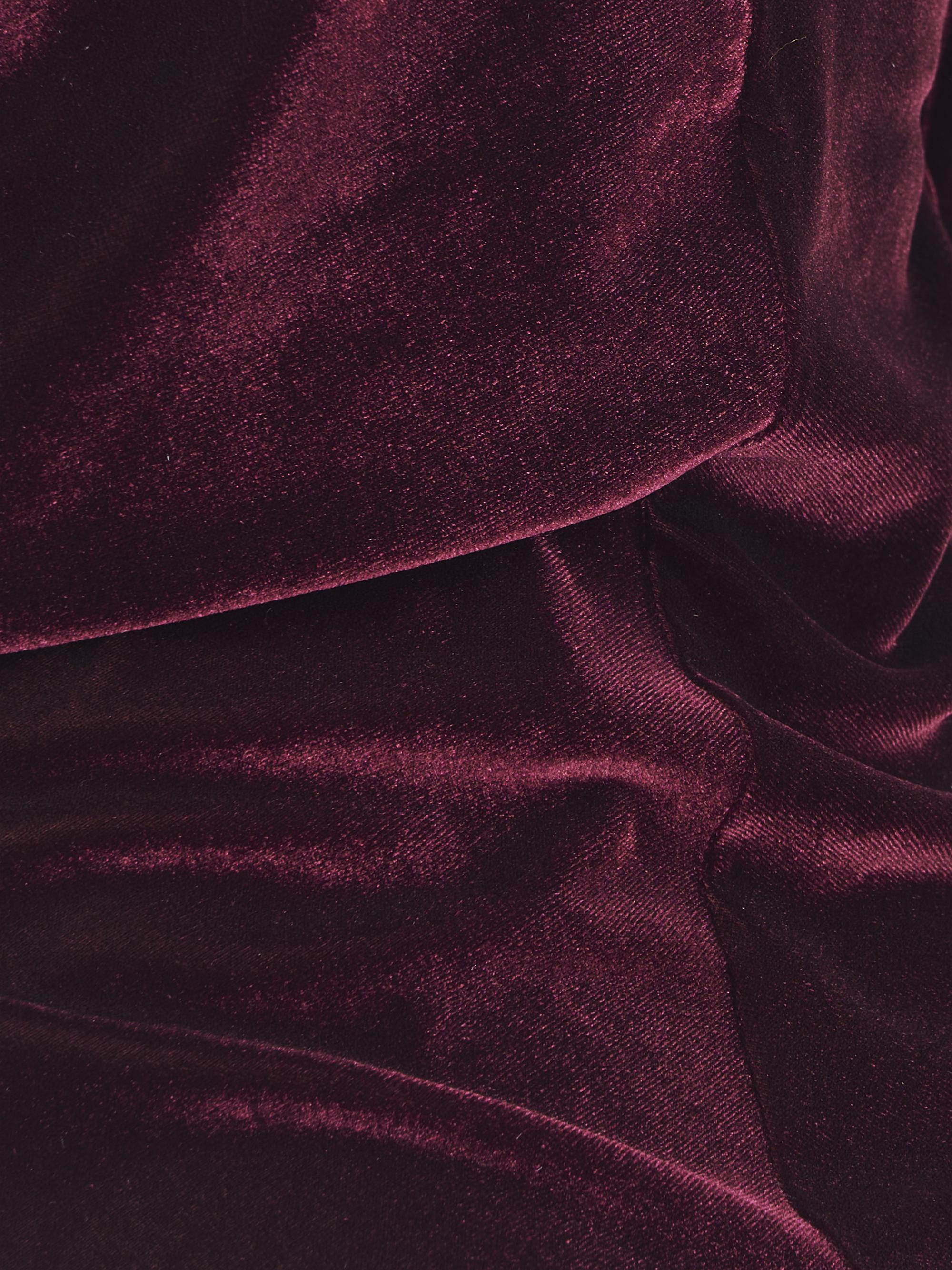 STRETCH VELVET TURTLENECK T-SHIRT